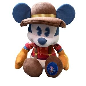 Disney Mickey‎ Mouse Plush Cowboy 50th Anniversary Stuffed Animal Toy